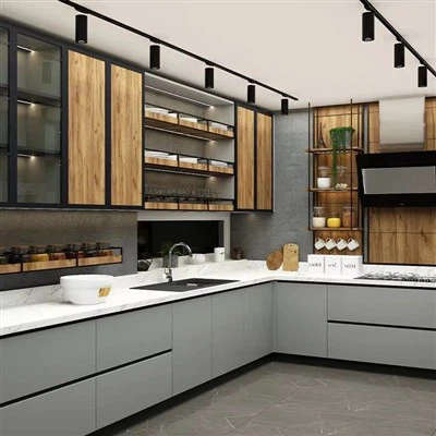 Лесно ли се местят кухненските шкафове с бял лак, ако е необходимо?